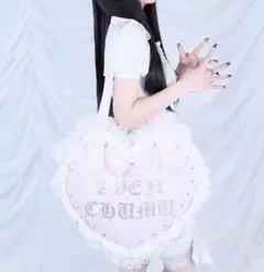 AVENCHUMU pink white バッグ