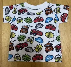 カーズ マックィーン 夏 半袖 Tシャツ 総柄 90
