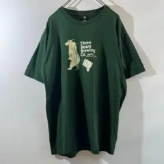 T-135 Three Bears Brewing Co. Tシャツ グリーン