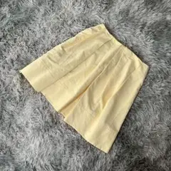 未使用級『Sonia Rykiel』フレアスカート　白　膝丈　コットン(L)