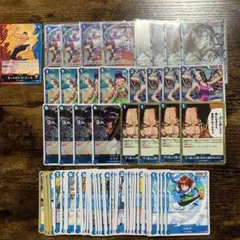 ワンピースカード　受け継がれる意志 SR以下　青　 4コン