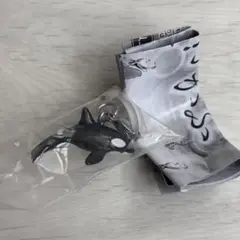 めじるしアクセサリー 雨の海に浮かぶ　シャチ
