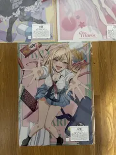 きゃらっとくじ　着せ恋　Doll style　クリアポスター　喜多川海夢　3種類