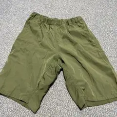 【150】無印良品ハーフパンツ オリーブ