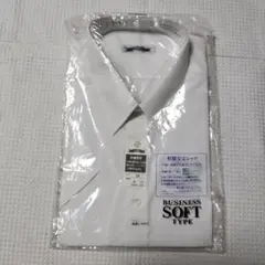 新品未使用】半袖ワイシャツ 白 衿周り44 日本製