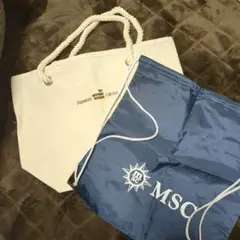 Japantet CRUISE エコバッグとMSC 巾着リュックバッグ セット