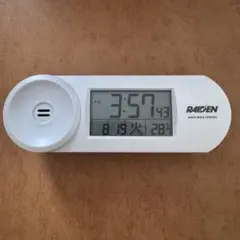 RAIDEN デジタル置時計 温度表示付き