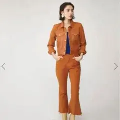 SLY JEANS デニム　ジーパン　ジーンズ　新品　オレンジ　切れっぱなし