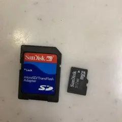 マイクロSD 512MB マイクロSDto SDカードアダプタ