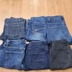 デニムまとめ売り　UNIQLO　メンズ　ハンドメイド　リメイク　S～M