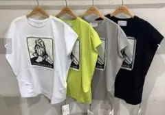 MARIED'OR フレンチスリーブ Tシャツ ホワイト