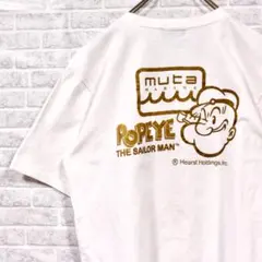XL muta ポパイ コラボ Tシャツ ムータ マリン POPEYE 半袖