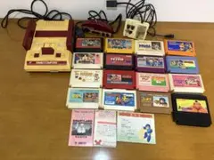 【ジャンク】ファミコン本体＋ソフト16本セット