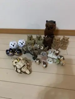 フクロウの置き物　縁起物　インテリア　まとめ売り