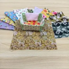 ★B112★ カットクロス/プリント生地/国産/25cm×25cm/10点
