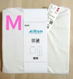 新品 UNIQLO エアリズムコットンセット 半袖 オフホワイト ユニクロ Ｍ