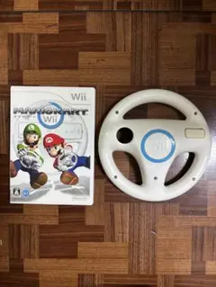 マリオカートWii ハンドル付き　動作確認済み