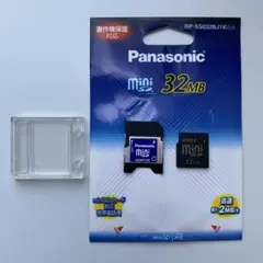 パナソニックPanasonic miniSD 32MB RP-SS032BNT0