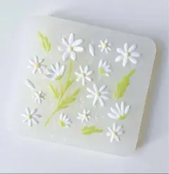 シリコンモールド　デイジー　花びら　デコレーション　トレカケース　装飾　モールド