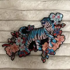 ワッペン　和柄　虎