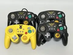 ピカチュウ ゼルダ USBコントローラー 4個セット Switch ホリ