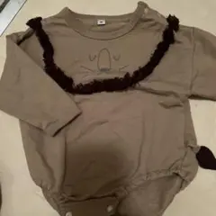 長袖ロンパース　80センチ　ライオンさん