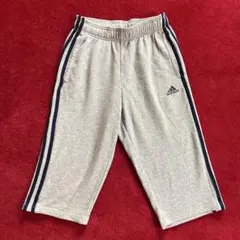 adidas グレー ストライプ ジャージセット