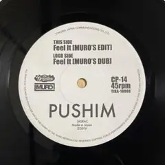 PUSHIM / Feel It 7インチ レコード PUSHIM Official Web Site | 「Feel It」の7インチ発売決定！