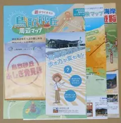 鳥取砂丘　ふしぎ発見隊　周辺マップ　観光　自由研究