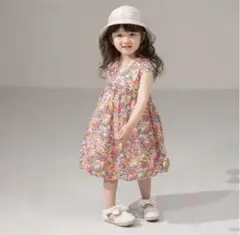 タグ付き未使用品　sense of wonder バルーンワンピース 90cm