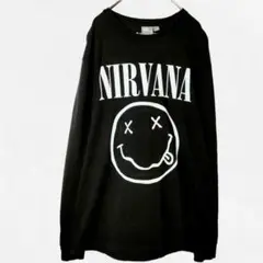 asos NIRVANA ニルヴァーナ バンド バンT ロゴ プリント Tシャツ
