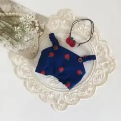 アイナナ モンぬい サロペットセット りんご×濃青①