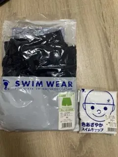 FOOTMARK 水着 Mサイズ & キャップ フリーサイズ