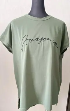 SHIPS シップス　チェーンエンブロイダリー　Tシャツ
