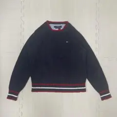 Tommy Hilfiger ネイビー セーター　Y2K