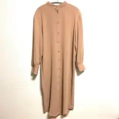 美品!AMERI ロングシャツワンピース ポリエステル サイズフリー
