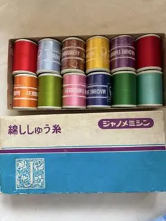 ジャノメミシン 綿ミシン糸 12個セット