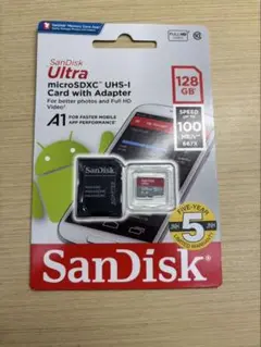 SanDisk Ultra 128GB microSDXCカード