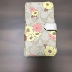 COACH 花柄 手帳型iPhoneケース