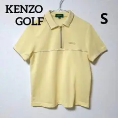 KENZO　GOLF　ハーフジップ　ポロシャツ 黄色　レディースS