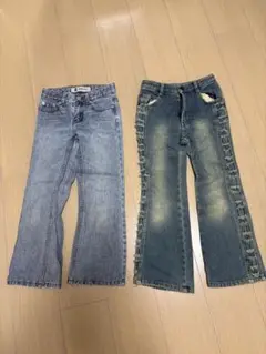 フレアジーンズ 2点セット