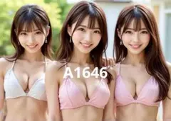 A1646【AI美女ポスターA4サイズ】高画質/高品質/セクシー/コスプレ