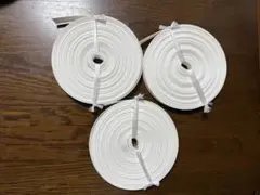 クラフトバンド　クラフトテープ　ホワイト１０m+α　３セット