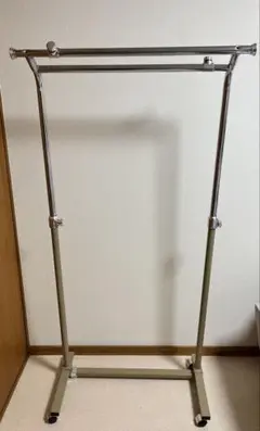 高さ調整可能 ハンガーラック キャスター付き