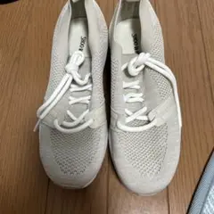 SPOO ベージュ メッシュスニーカー