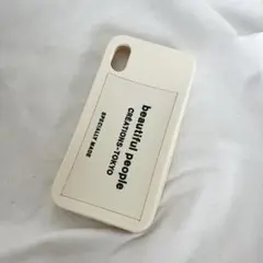 beautiful people スマホケース iPhone X ライダース型 ビューティフルピープル“ライダース風”iPhoneX・XS対応ケース