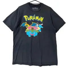 POKÉMON 御三家 プリントTシャツ アニメ ムービー キャラクター