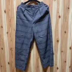 LOWLYS FARM ローリーズファーム グレーチェック パンツ ゴムウエスト