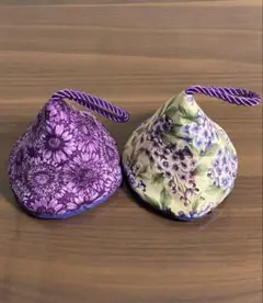 ハンドメイド　三角鍋つかみ　2個セット