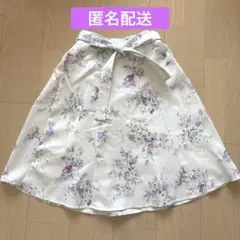 tocco closetウエストりぼん付きスイートブーケフラワースカート